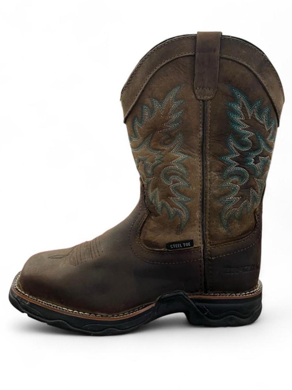 Womens Brazos Western Steel Toe Work Boots size 7 B
